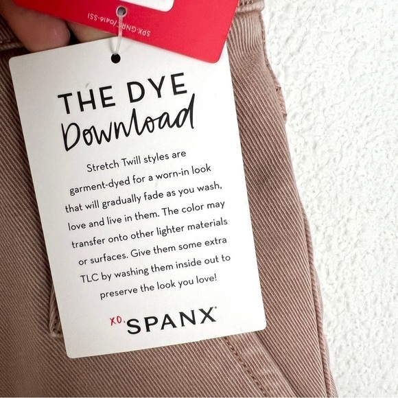 NEW SPANX Twill Cropped Wide Leg Pant Plus Size 20313Q Mauve - Picture 9 of 13